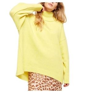 Free People Afterglow Mock Neck Sweater